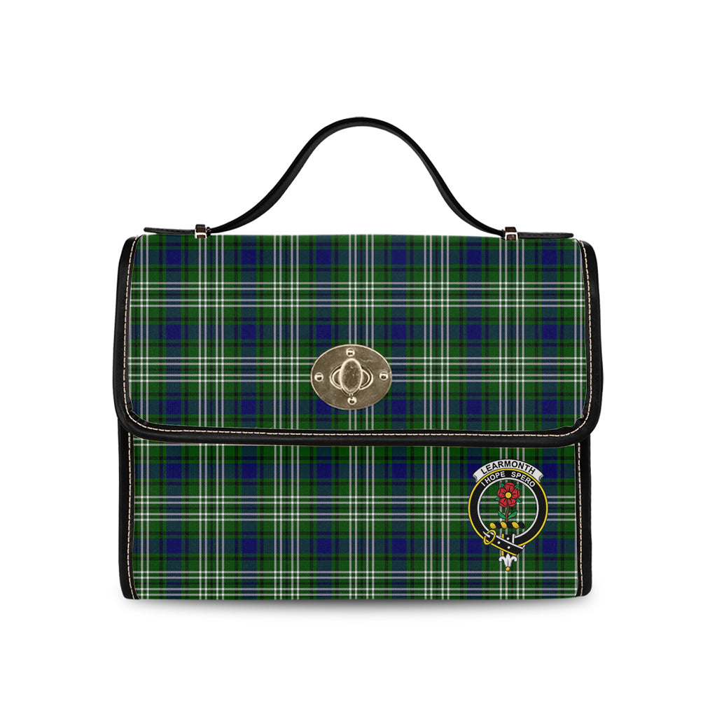 learmonth-tartan-leather-strap-waterproof-canvas-bag-with-family-crest