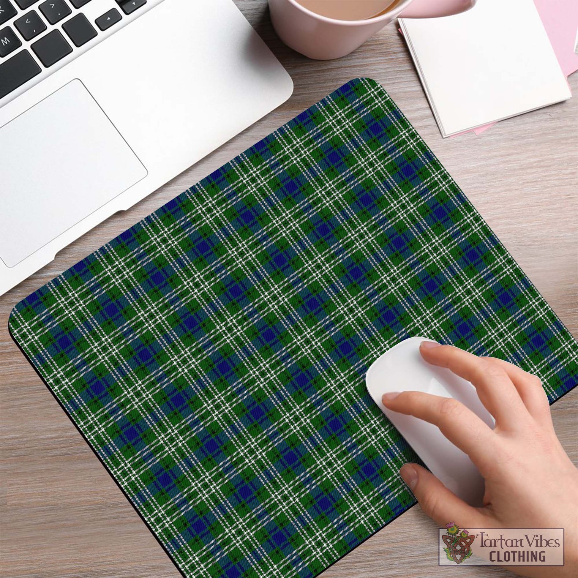 Tartan Vibes Clothing Learmonth Tartan Mouse Pad