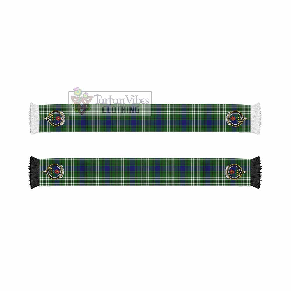 Tartan Vibes Clothing Learmonth Tartan Ruffneck Scarf with Family Crest