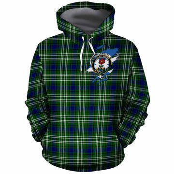 Learmonth Clan Crest In Me Tartan Cotton Hoodie Scotland Flag Style