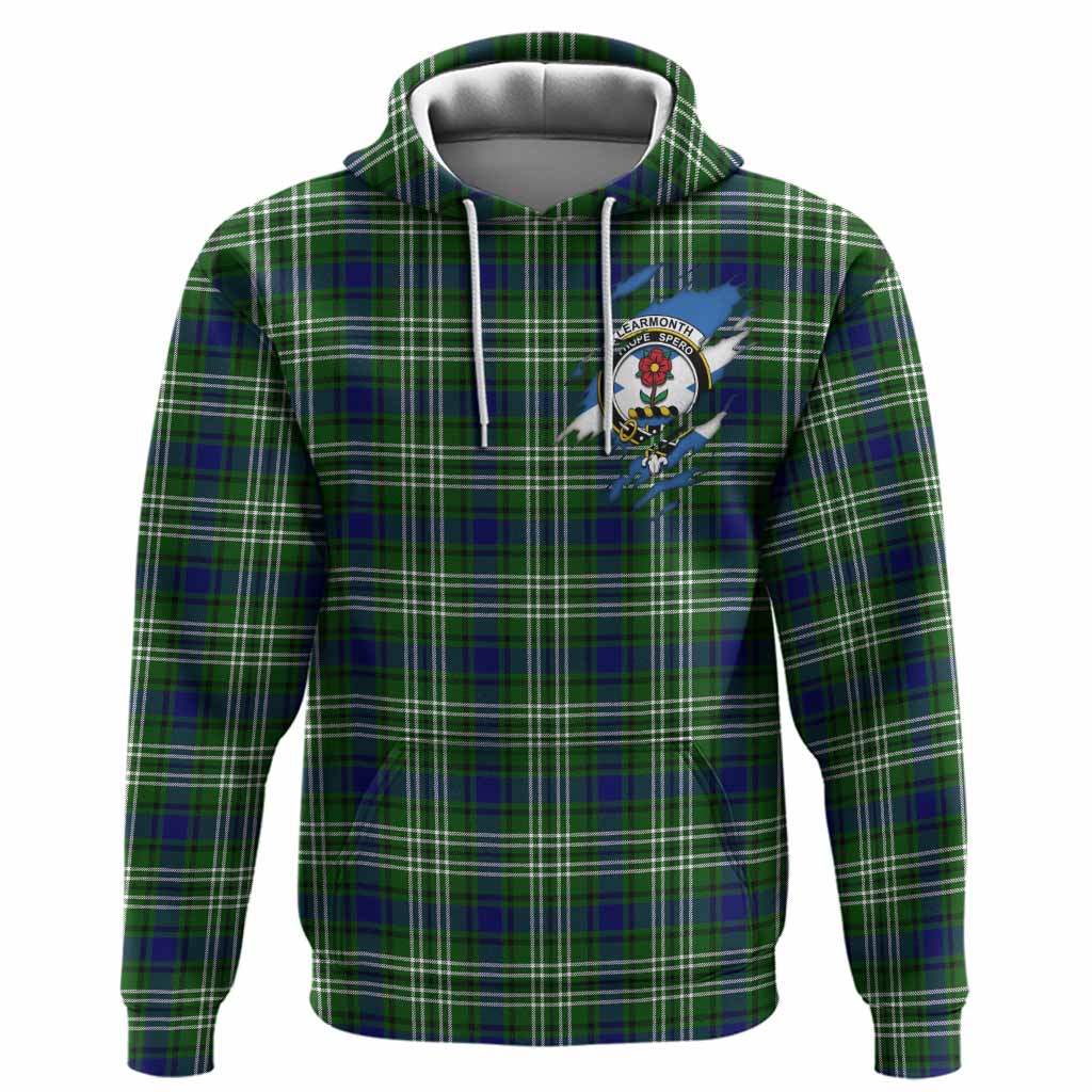 Learmonth Clan Crest In Me Tartan Hoodie Scotland Flag Style