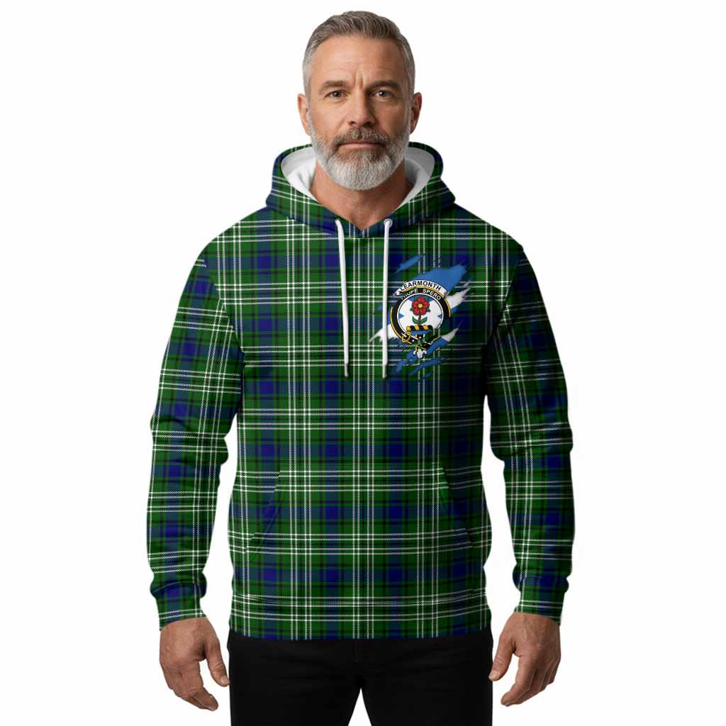Learmonth Clan Crest In Me Tartan Hoodie Scotland Flag Style