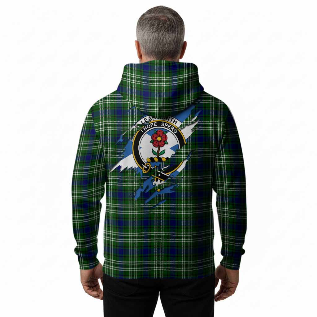 Learmonth Clan Crest In Me Tartan Hoodie Scotland Flag Style