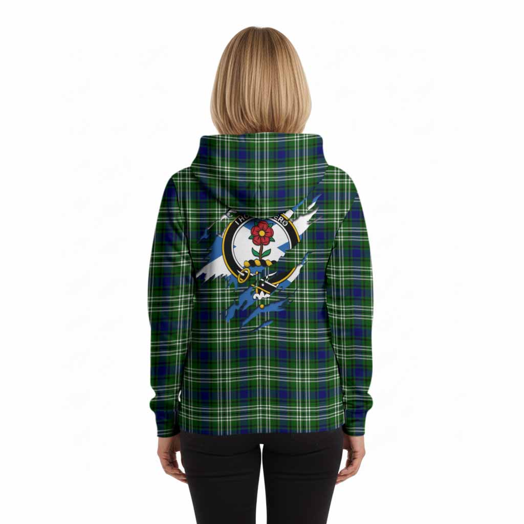 Learmonth Clan Crest In Me Tartan Hoodie Scotland Flag Style