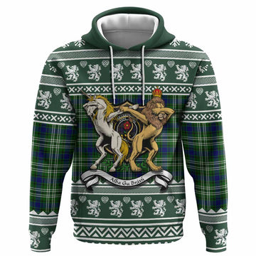 Learmonth Clan Tartan Crest Christmas Hoodie Coat of Arms Funny Style