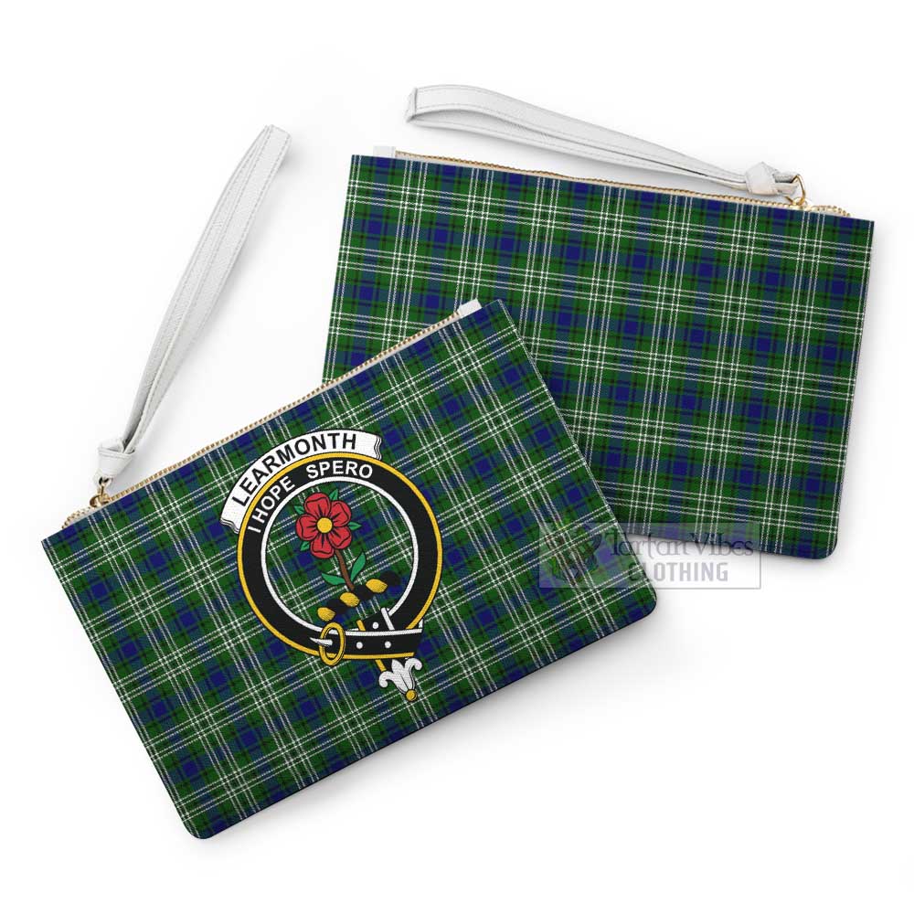 Tartan Vibes Clothing Learmonth Family Crest Tartan Clutch Bag