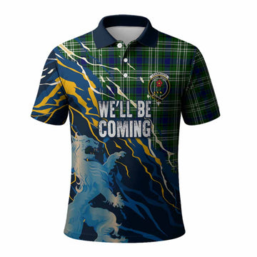 Learmonth Scotland Tartan Polo Shirt WC2026 Football - We'll Be Coming