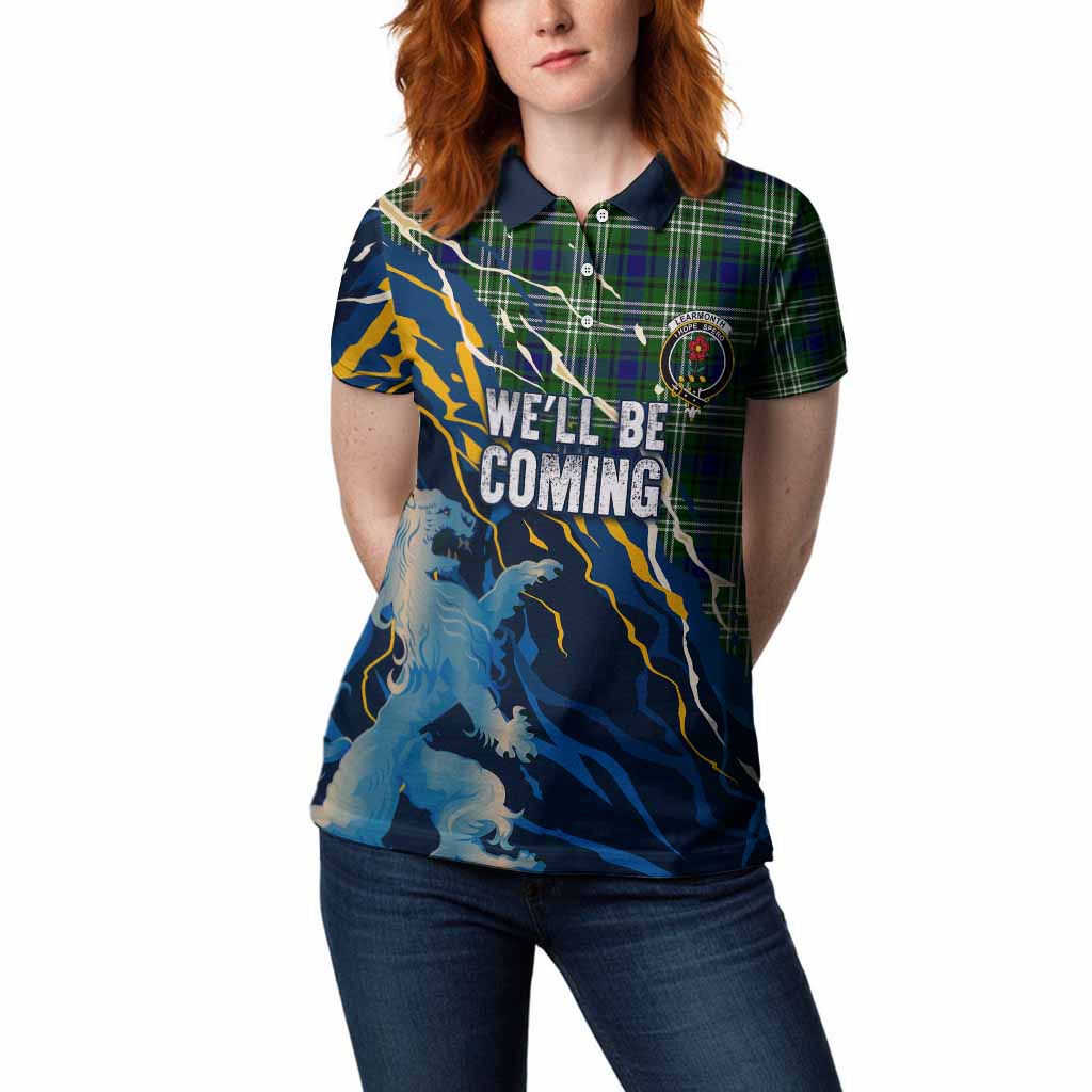 Learmonth Scotland Tartan Women Polo Shirt WC2026 Football - We'll Be Coming
