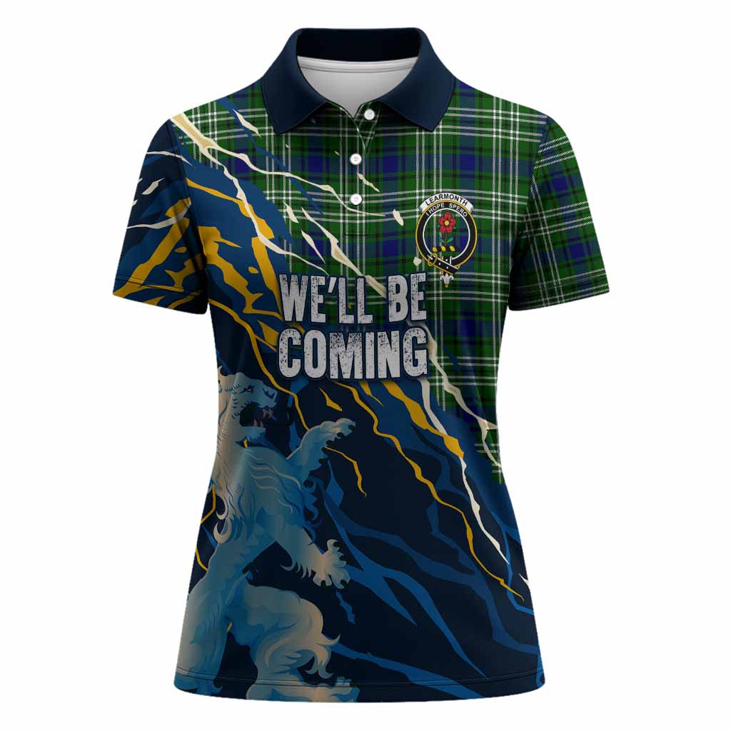 Learmonth Scotland Tartan Women Polo Shirt WC2026 Football - We'll Be Coming