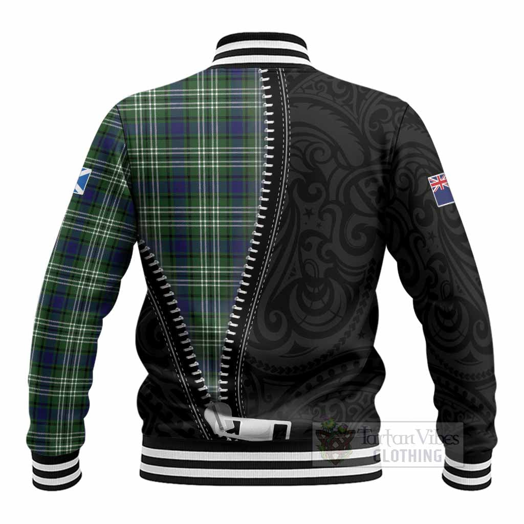 Learmonth Tartan Baseball Jacket New Zealand Pattern Unique Zipper Stylized
