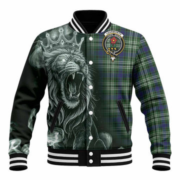 Learmonth Tartan Baseball Jacket Roaring Lion Heritage