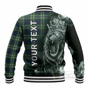 Learmonth Tartan Baseball Jacket Roaring Lion Heritage