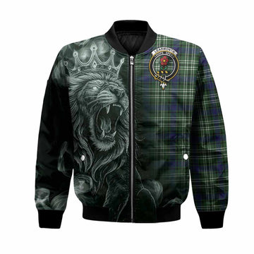 Learmonth Tartan Bomber Jacket Roaring Lion Heritage