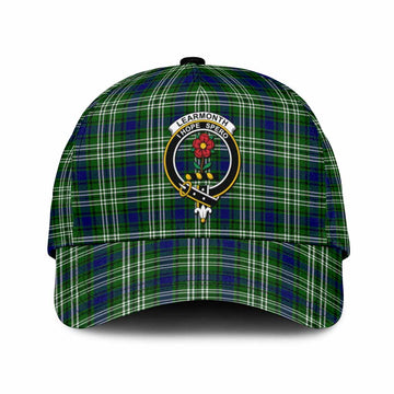 Learmonth Tartan Classic Cap with Family Crest