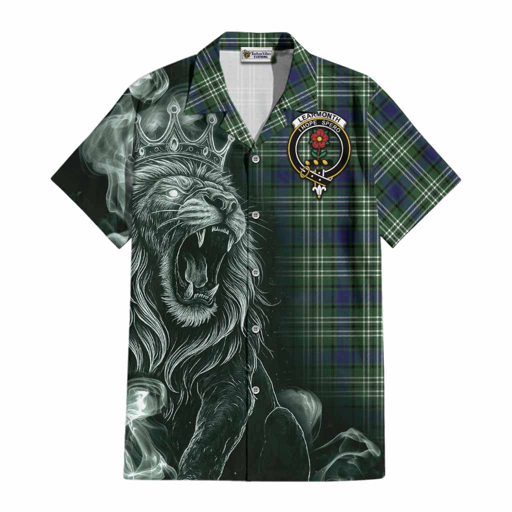 Learmonth Tartan Cotton Hawaiian Shirt Roaring Lion Heritage