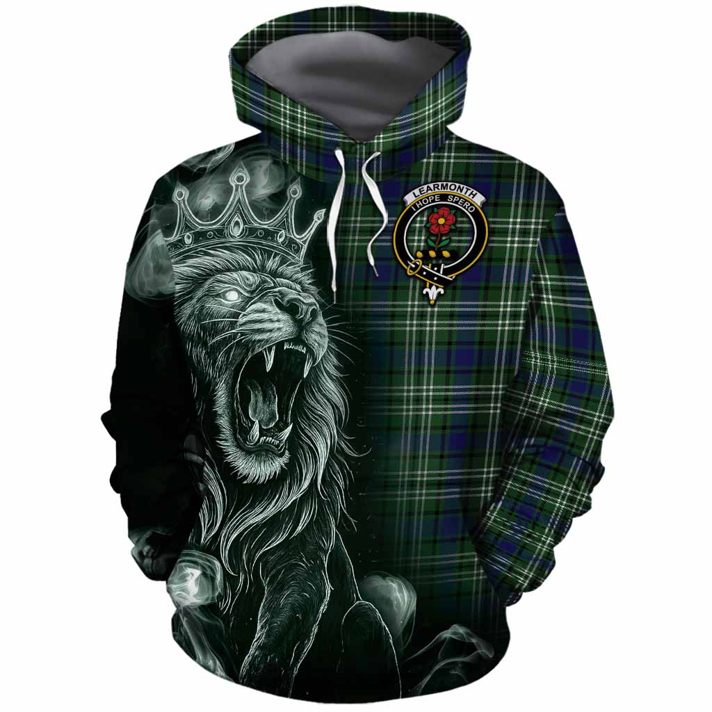 Learmonth Tartan Cotton Hoodie Roaring Lion Heritage