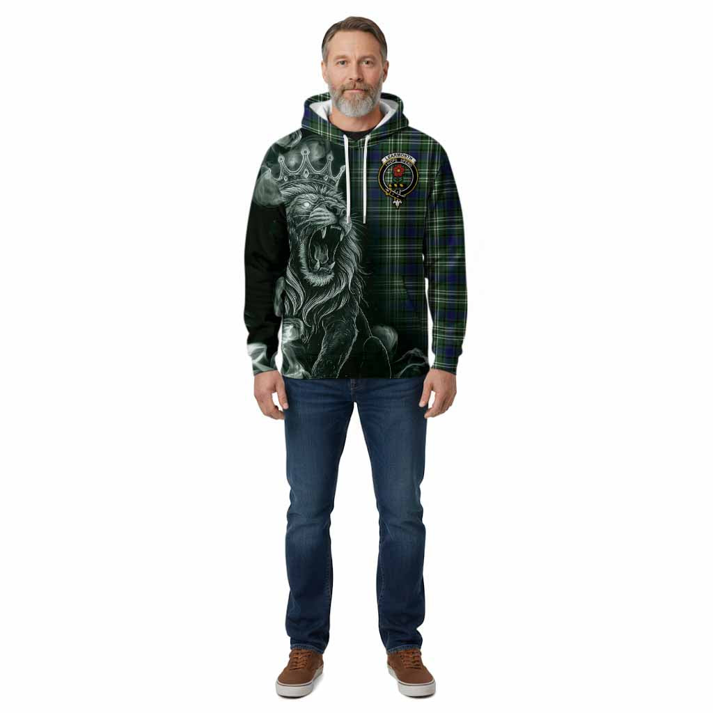 Learmonth Tartan Cotton Hoodie Roaring Lion Heritage