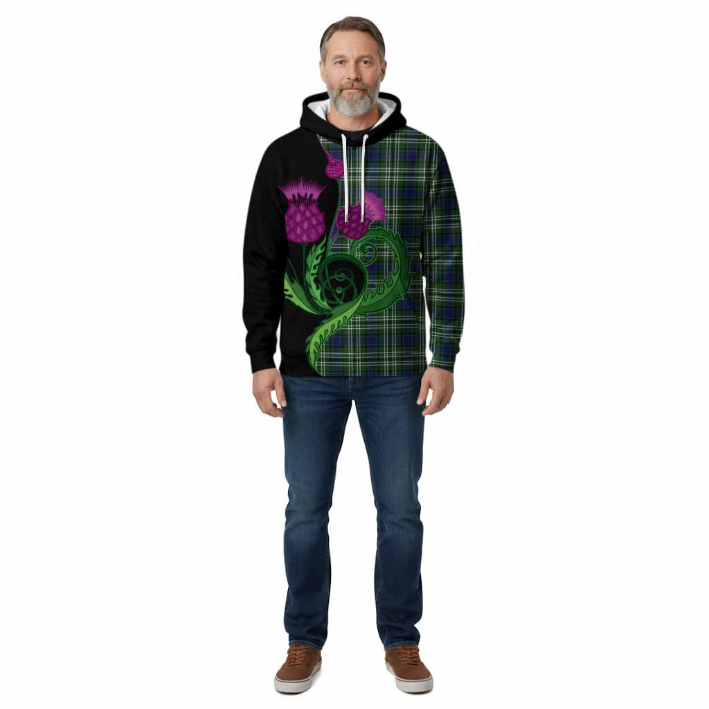 Learmonth Tartan Cotton Hoodie Traditional Scottish Thistle
