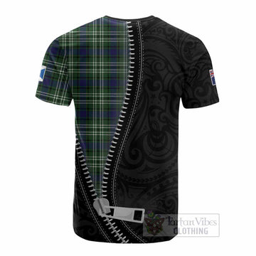 Learmonth Tartan Cotton T-shirt New Zealand Pattern Unique Zipper Stylized