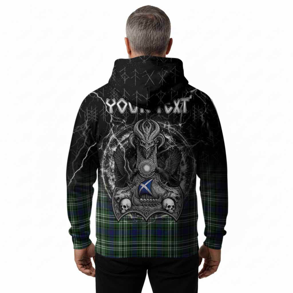 Learmonth Tartan Crest Hoodie Celtic Odin's Raven Legacy
