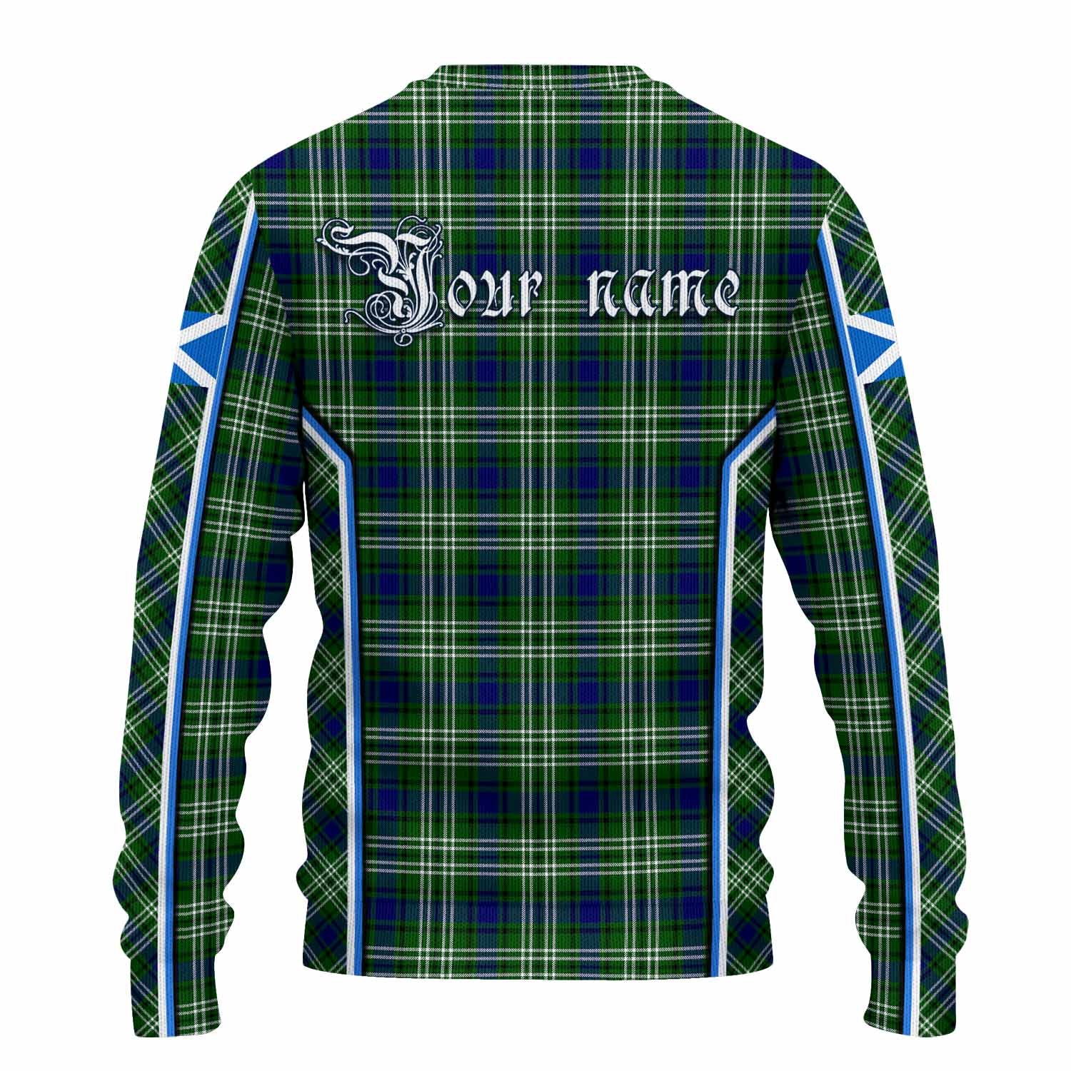 Learmonth Tartan Crest Knitted Sweater Scotland Coat of Arm Flag Style - Tartan Vibes Clothing
