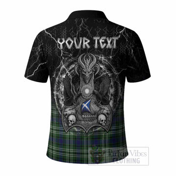 Learmonth Tartan Crest Polo Shirt Celtic Odin's Raven Legacy
