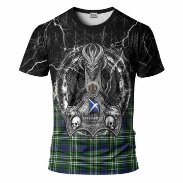 Learmonth Tartan Crest T-Shirt Celtic Odin's Raven Legacy