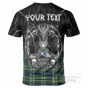 Learmonth Tartan Crest T-Shirt Celtic Odin's Raven Legacy