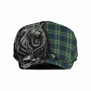 Learmonth Tartan Flat Cap, Jeff Cap Roaring Lion Heritage