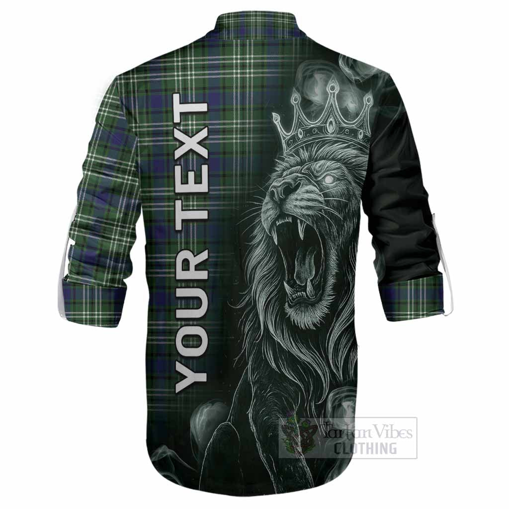 Learmonth Tartan Ghillie Shirt Roaring Lion Heritage
