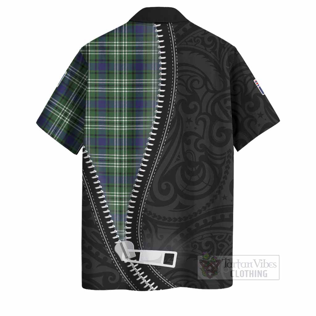 Learmonth Tartan Hawaiian Shirt New Zealand Pattern Unique Zipper Stylized