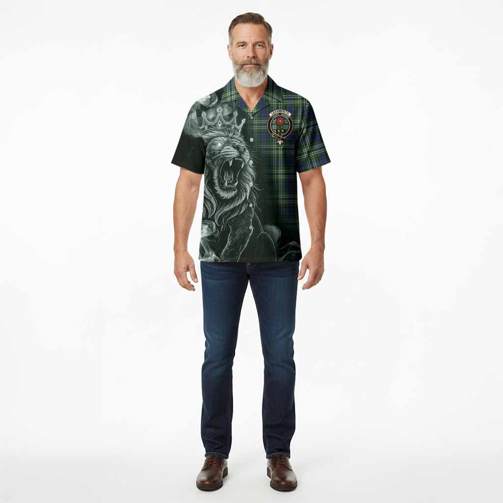 Learmonth Tartan Hawaiian Shirt Roaring Lion Heritage