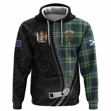 Learmonth Tartan Hoodie New Zealand Pattern Unique Zipper Stylized