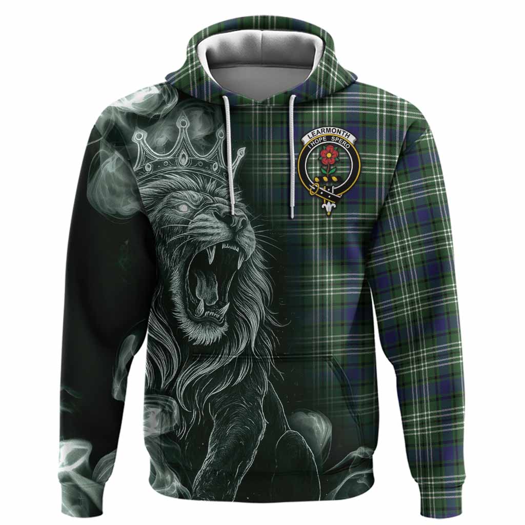 Learmonth Tartan Hoodie Roaring Lion Heritage