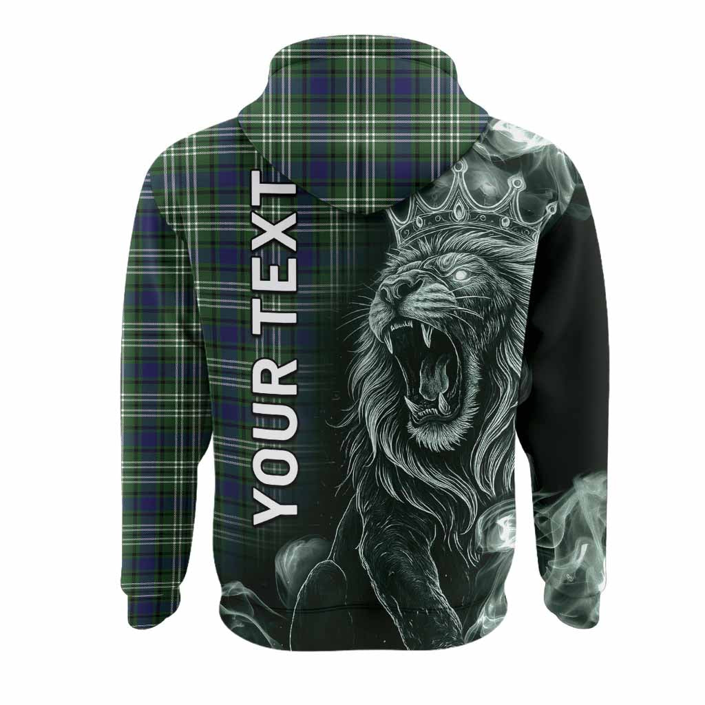 Learmonth Tartan Hoodie Roaring Lion Heritage