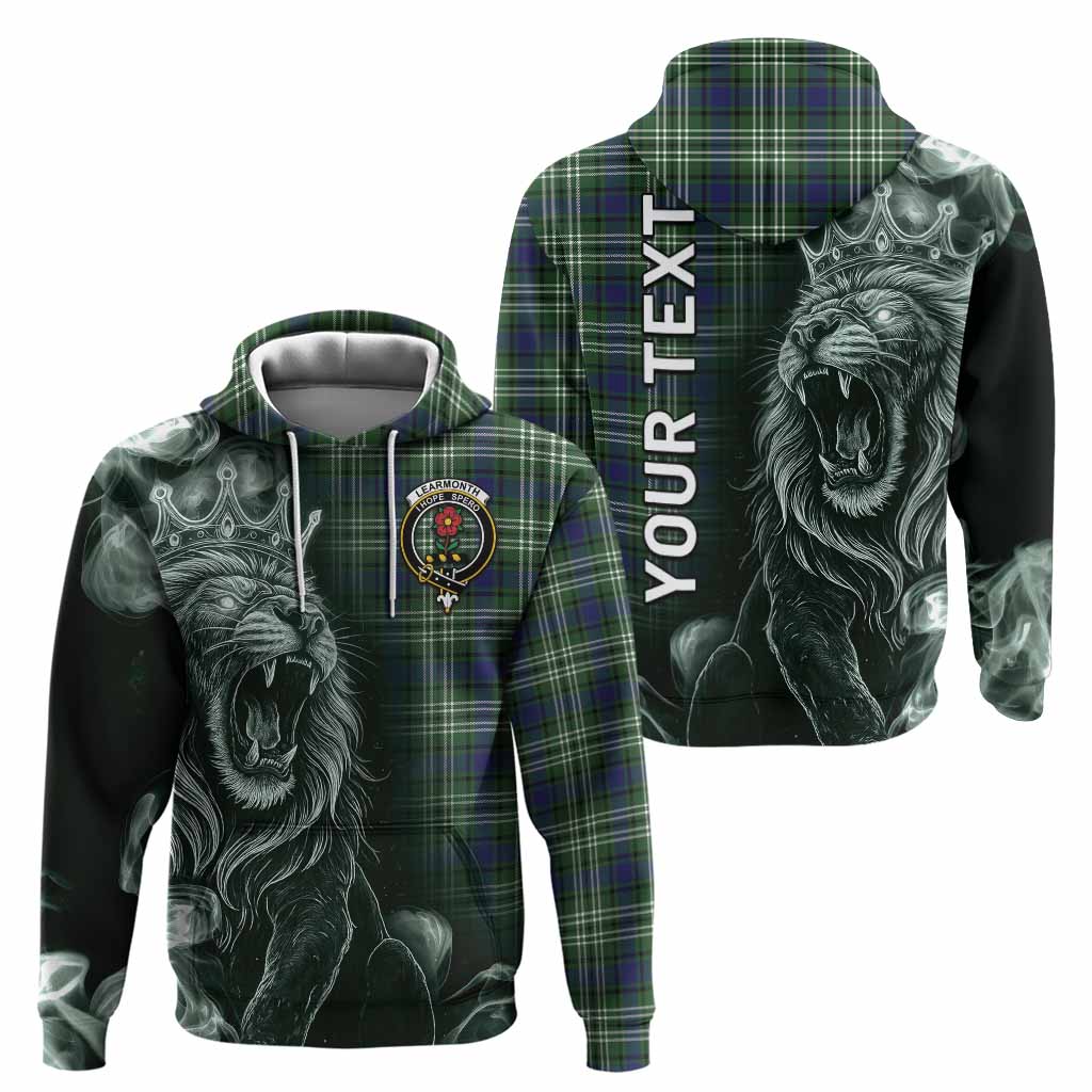 Learmonth Tartan Hoodie Roaring Lion Heritage