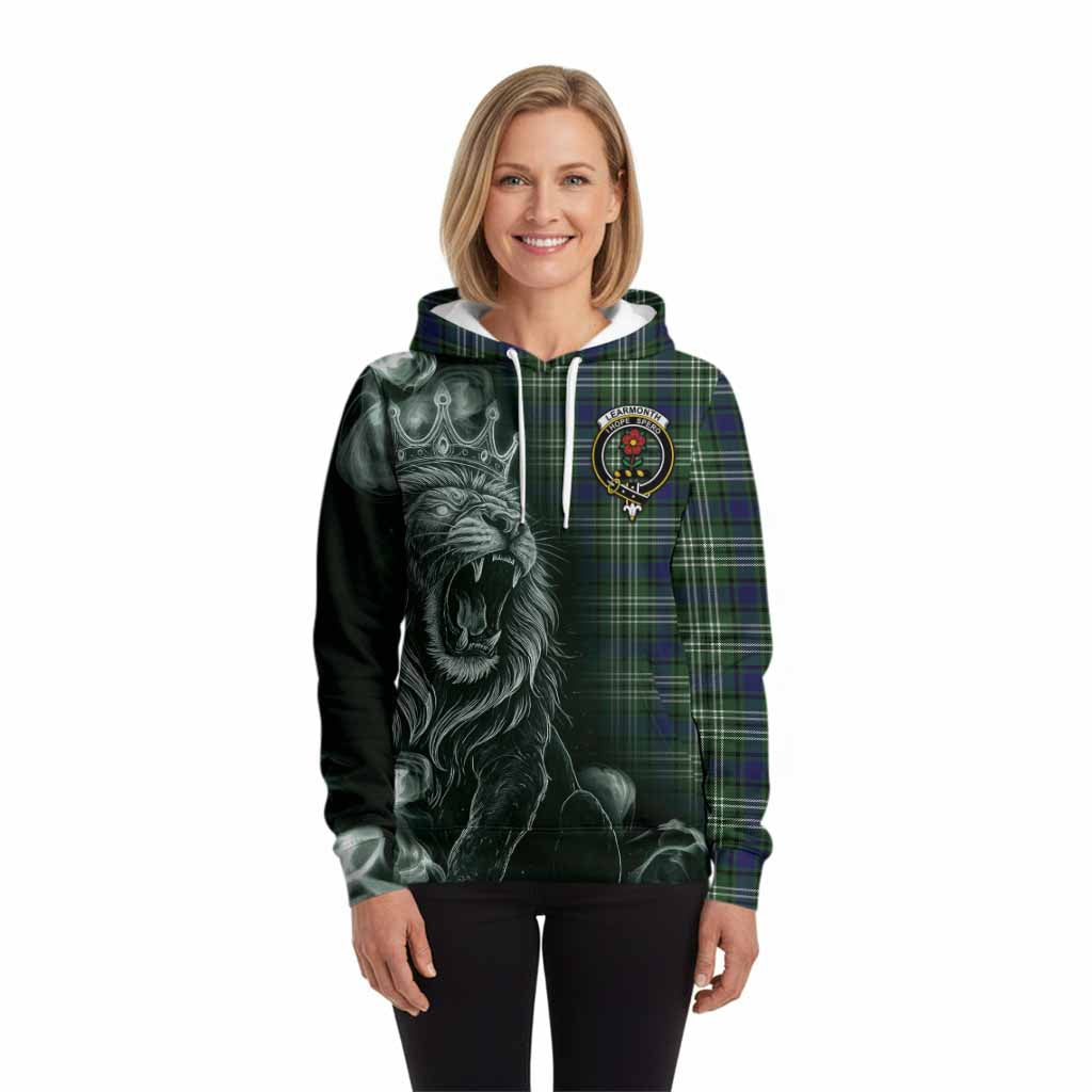 Learmonth Tartan Hoodie Roaring Lion Heritage