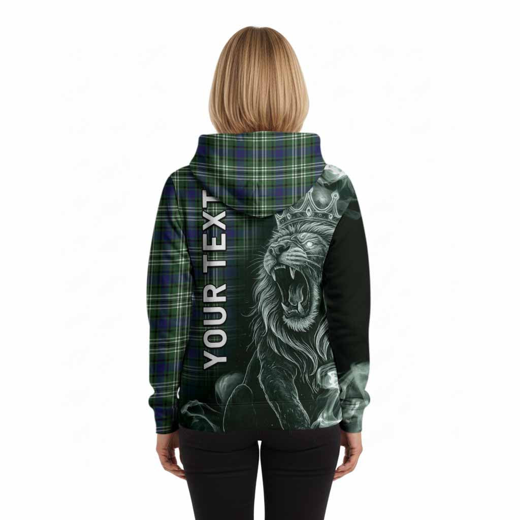 Learmonth Tartan Hoodie Roaring Lion Heritage