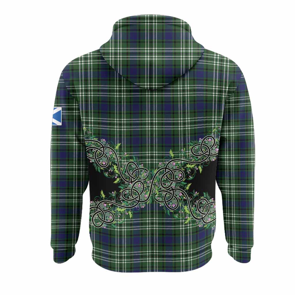 Learmonth Tartan Hoodie Thistle Scottish Spirit