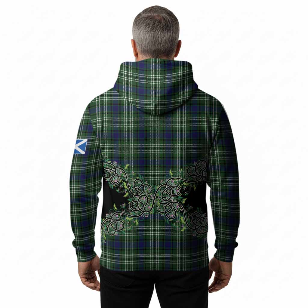 Learmonth Tartan Hoodie Thistle Scottish Spirit