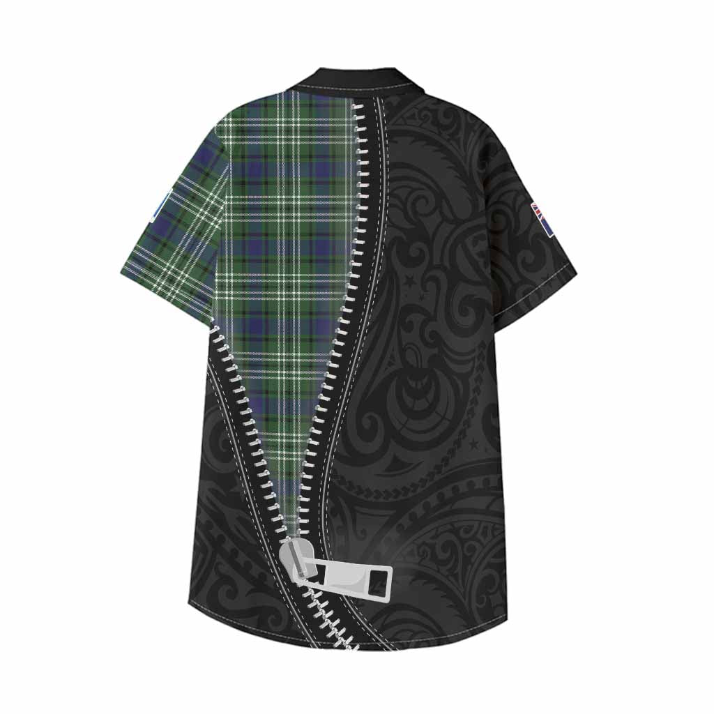 Learmonth Tartan Kid Hawaiian Shirt New Zealand Pattern Unique Zipper Stylized