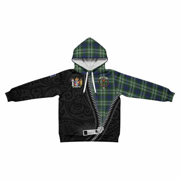 Learmonth Tartan Kid Hoodie New Zealand Pattern Unique Zipper Stylized