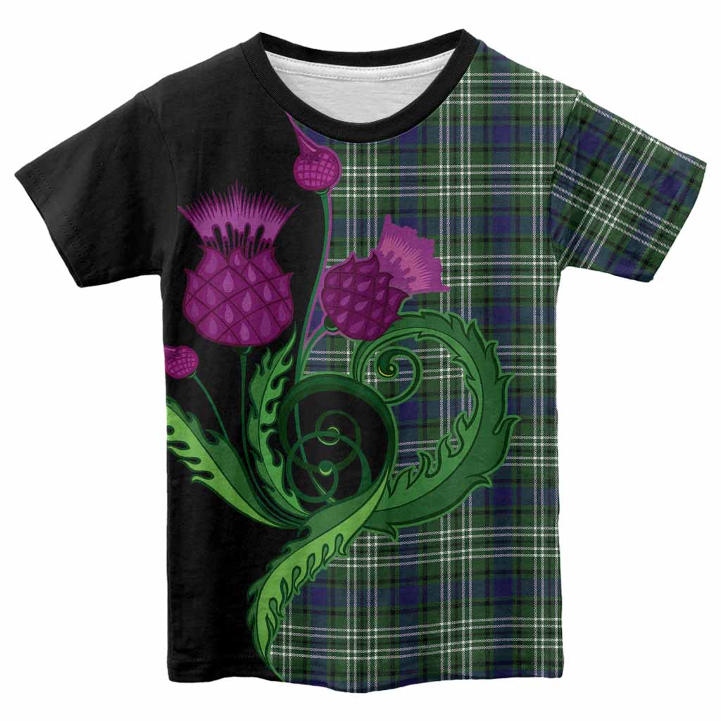 Learmonth Tartan Kid T-shirt Traditional Scottish Thistle