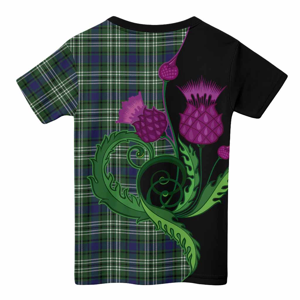 Learmonth Tartan Kid T-shirt Traditional Scottish Thistle
