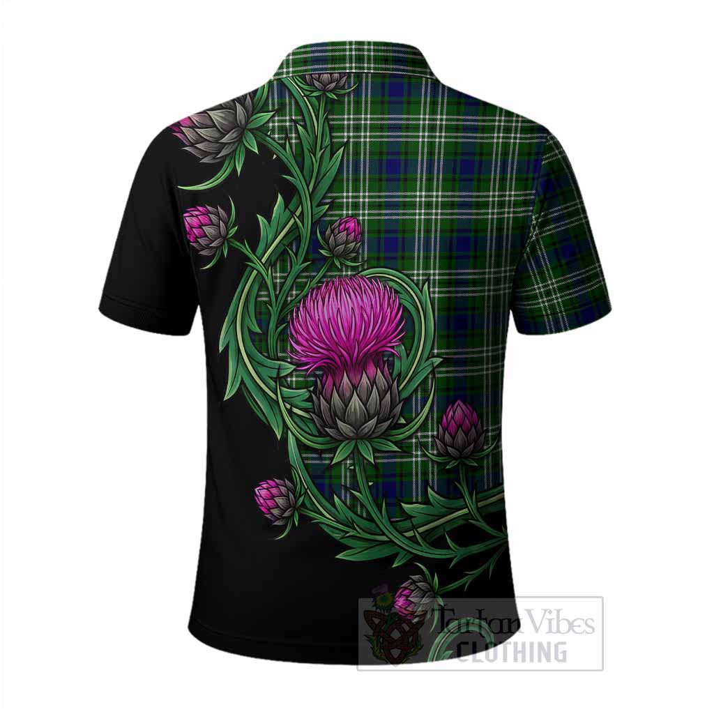 Learmonth Tartan Polo Shirt Resilient Scottish Thistle