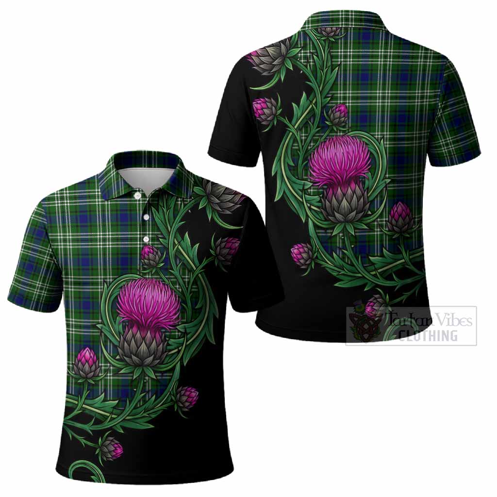 Learmonth Tartan Polo Shirt Resilient Scottish Thistle
