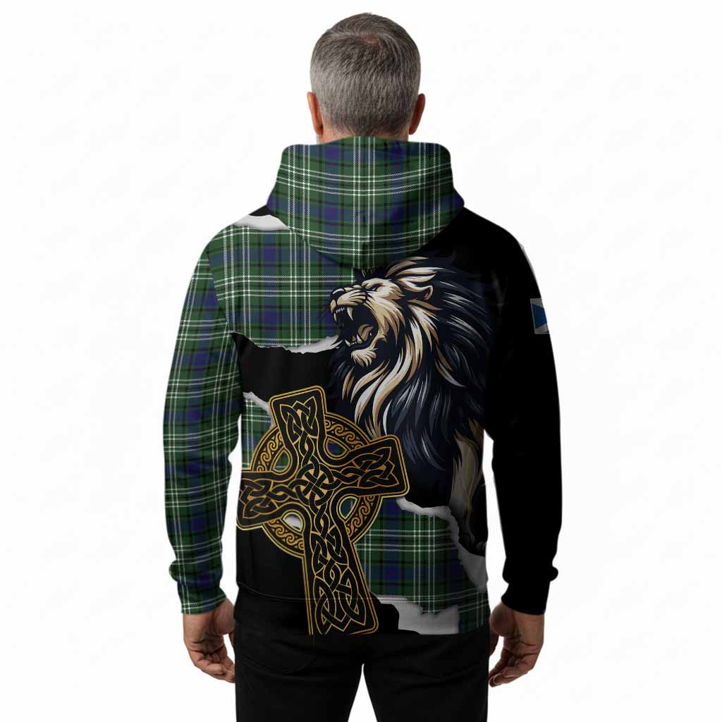 Learmonth Tartan Scottish Hoodie Lion Celtic Heritage