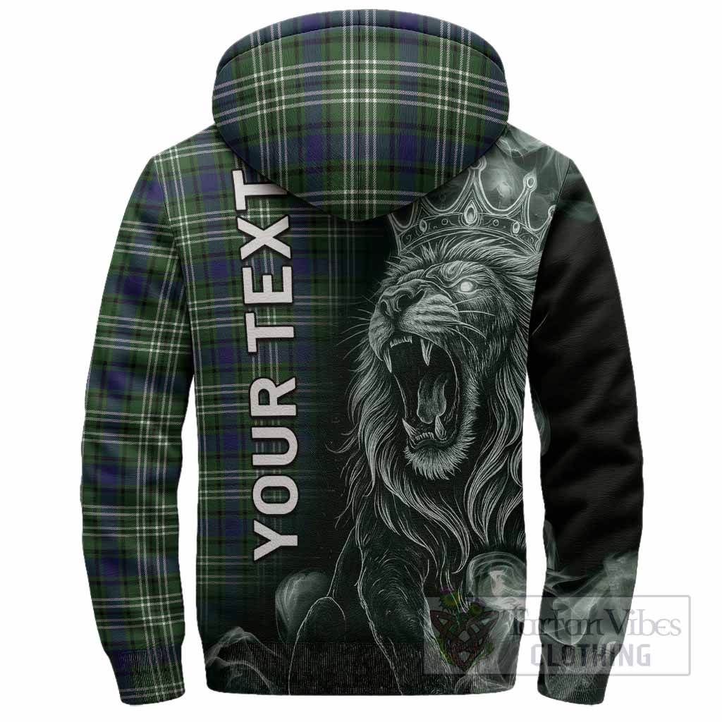Learmonth Tartan Sherpa Hoodie Roaring Lion Heritage