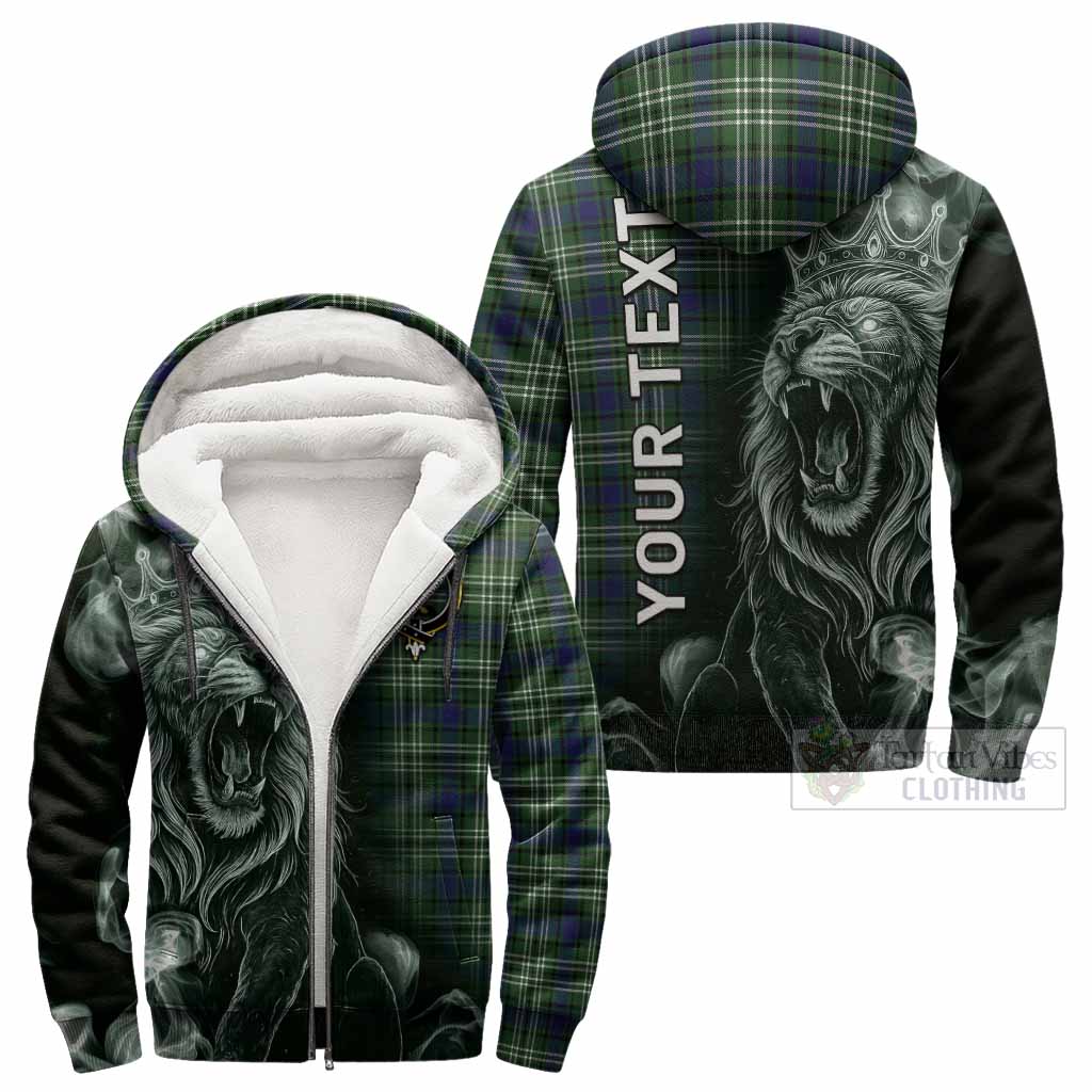 Learmonth Tartan Sherpa Hoodie Roaring Lion Heritage