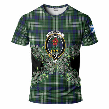 Learmonth Tartan T-Shirt Thistle Scottish Spirit